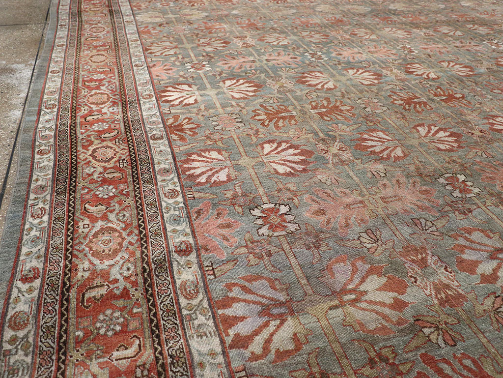 Antique Persian Bidjar Large Carpet, No.30558 - Galerie Shabab