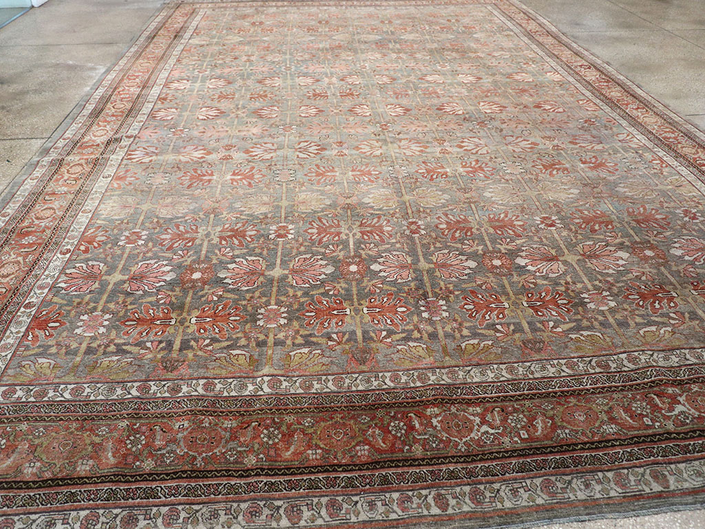 Antique Persian Bidjar Large Carpet, No.30558 - Galerie Shabab