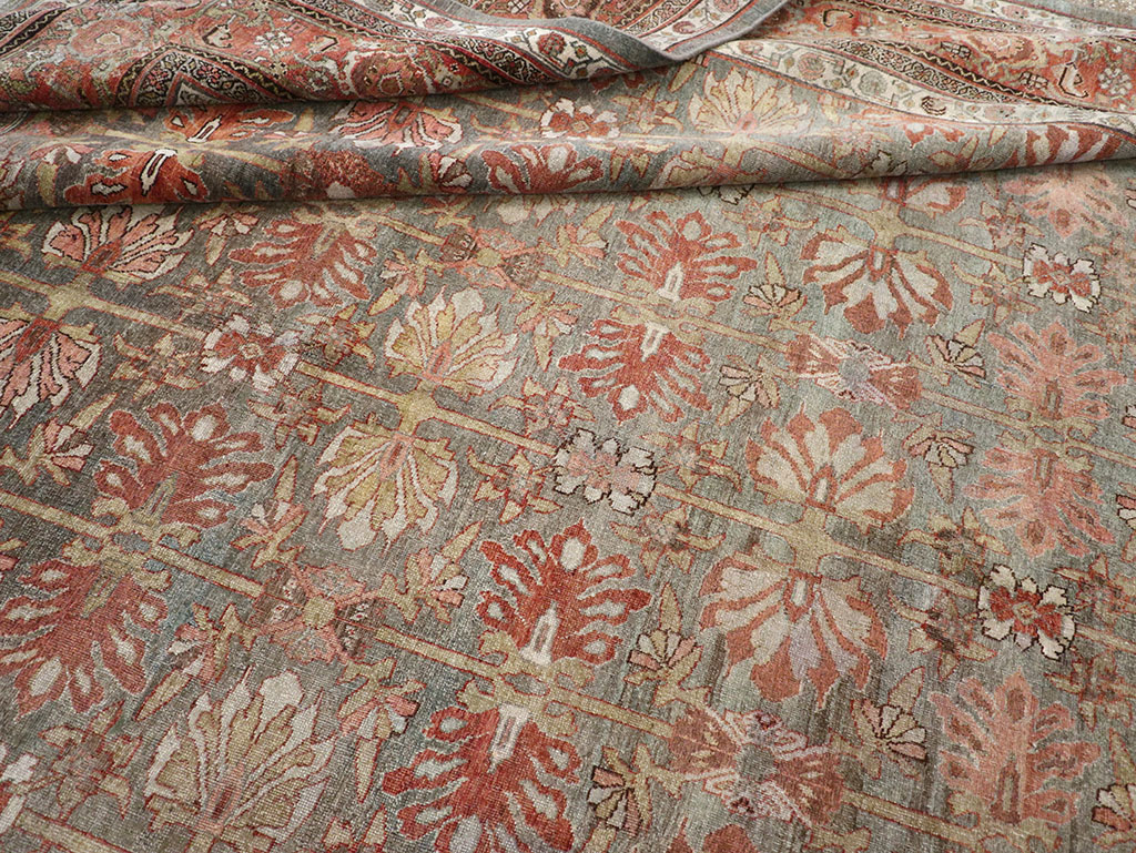 Antique Persian Bidjar Large Carpet, No.30558 - Galerie Shabab