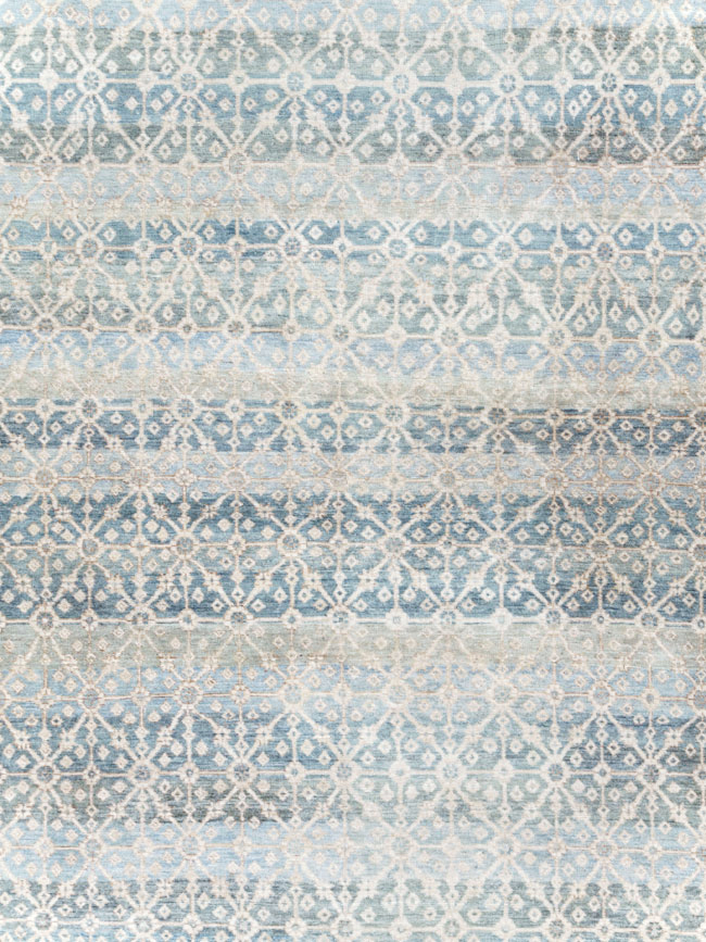 East Turkestan Khotan Inspired Large Turkish Room Size Carpet, No.30628 - Galerie Shabab