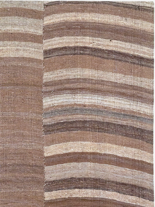 Vintage Persian Flatweave Kilim Gallery Carpet, No.30653 - Galerie Shabab