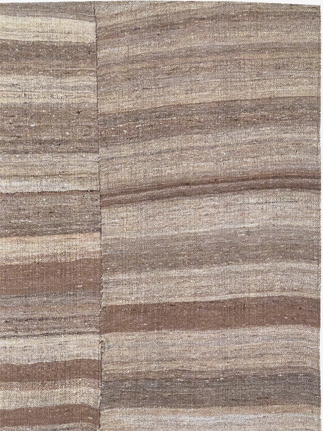 Vintage Persian Flatweave Kilim Gallery Carpet, No.30653 - Galerie Shabab