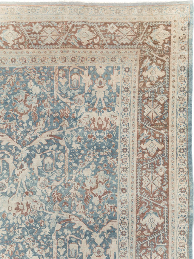 Antique Persian Tabriz Large Room Size Carpet, No.30689 - Galerie Shabab