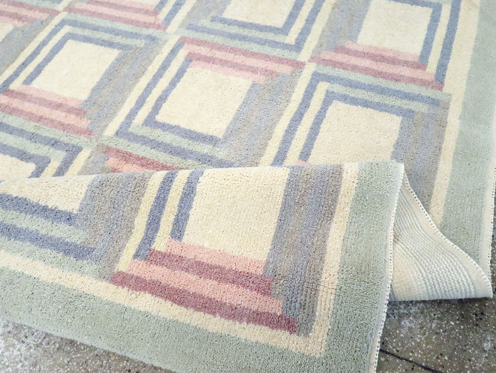 Vintage Spanish Art Deco Room Size Carpet, No.30694 - Galerie Shabab