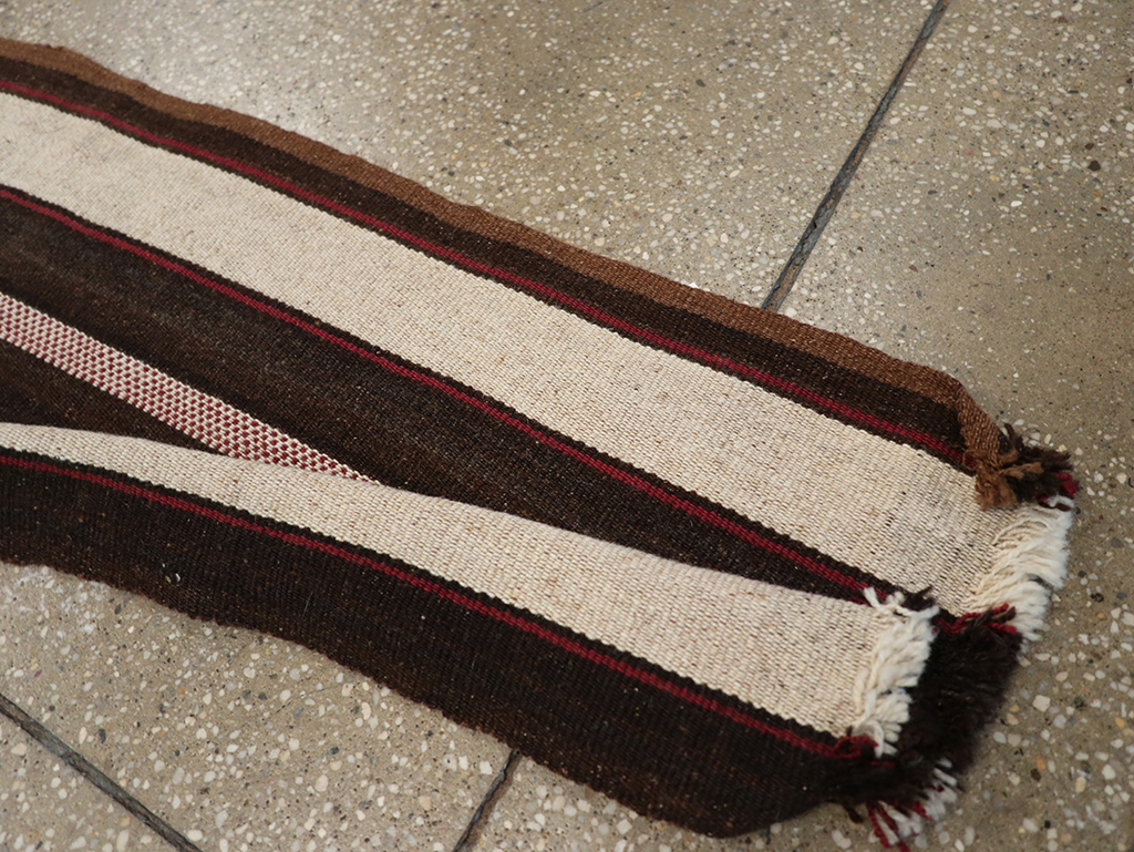 Vintage Turkish Flatweave Long Runner, No.30731 - Galerie Shabab