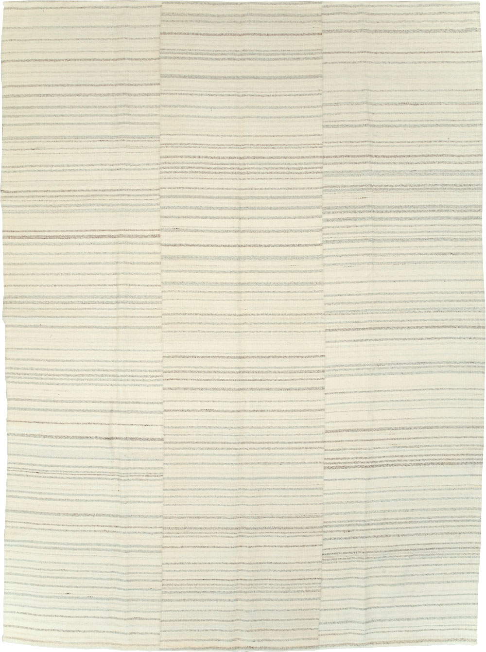 Modern Turkish Flatweave Room Size Carpet, No.30750 - Galerie Shabab
