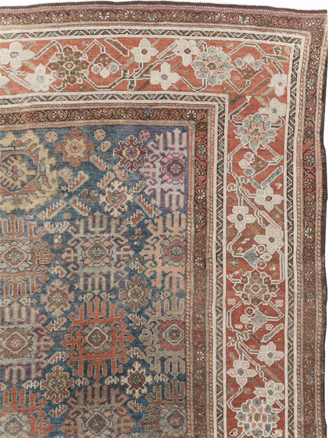 Antique Persian Malayer Wide Gallery Runner, No.30764 - Galerie Shabab