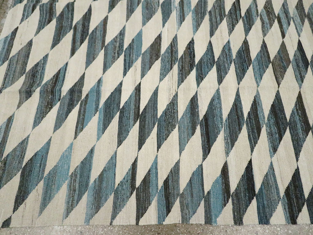 Modern Turkish Flatweave, No.30806 - Galerie Shabab
