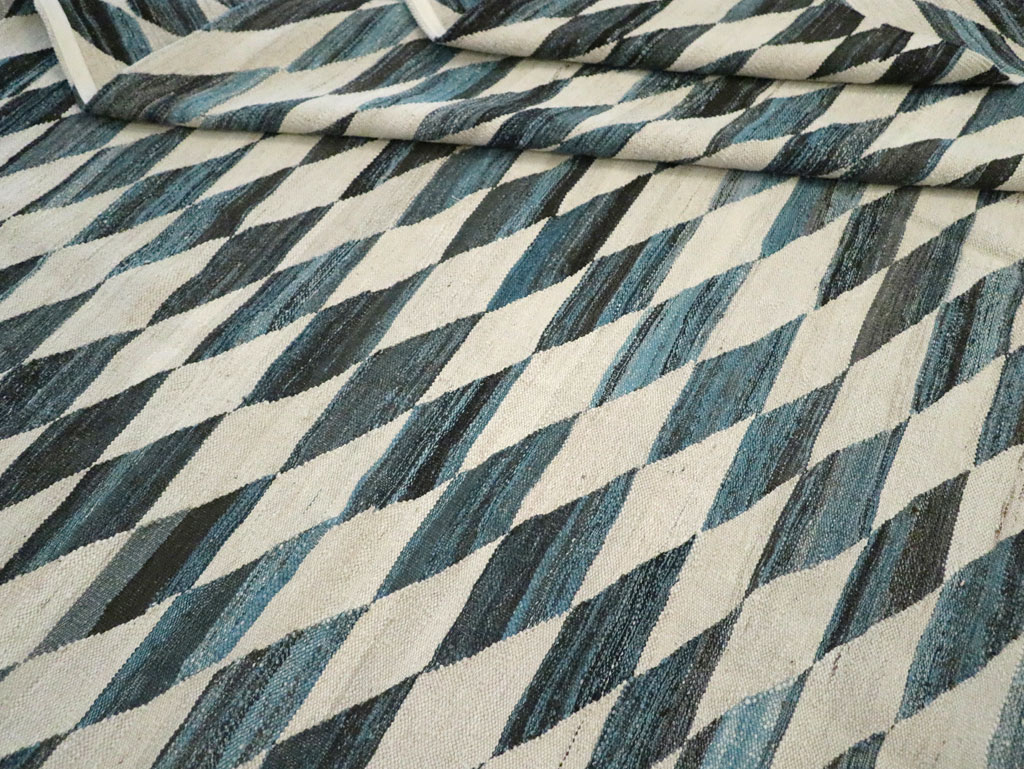 Modern Turkish Flatweave, No.30806 - Galerie Shabab