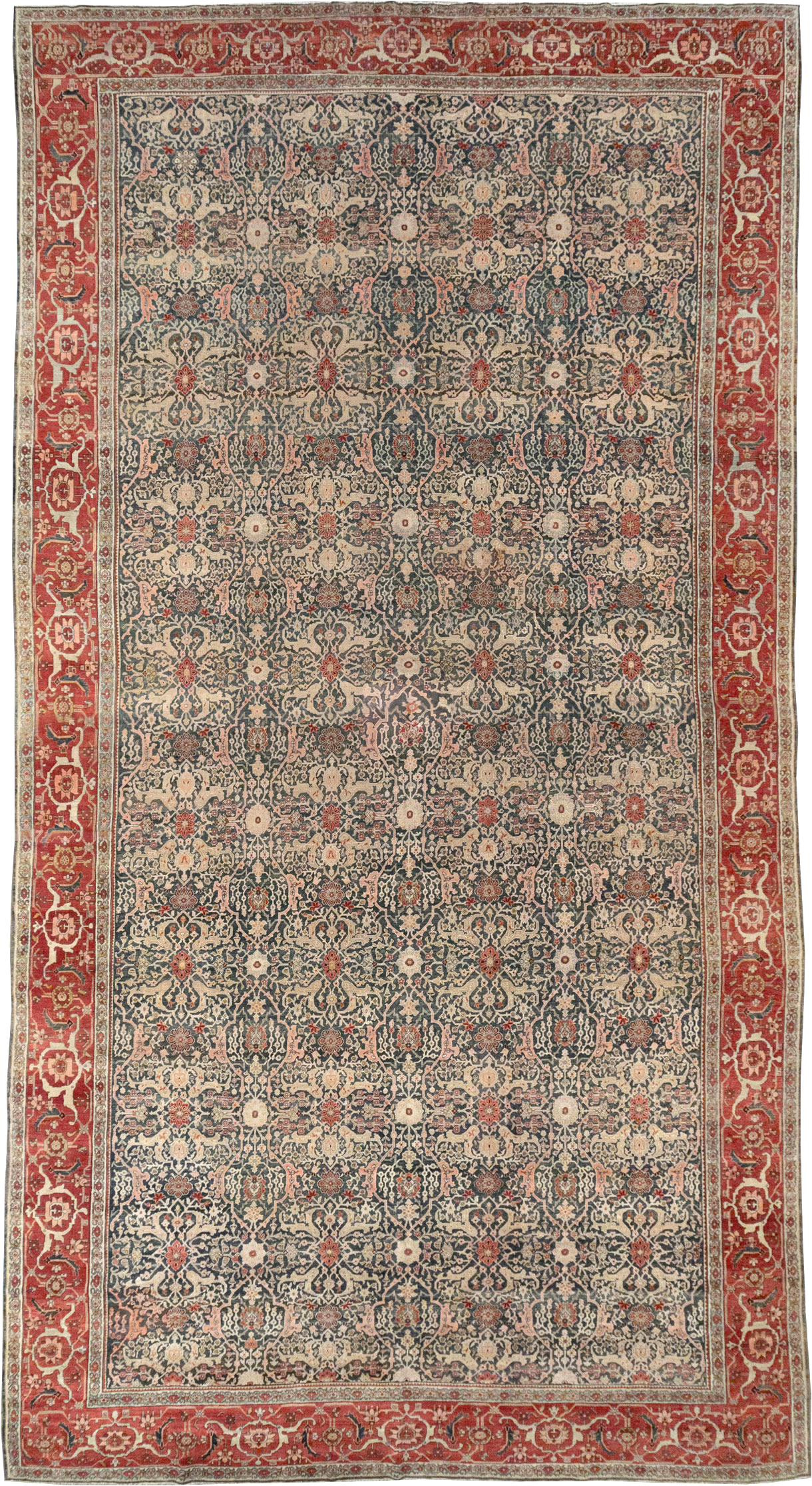 Antique Persian Bidjar Oversize Carpet, No.30830 - Galerie Shabab