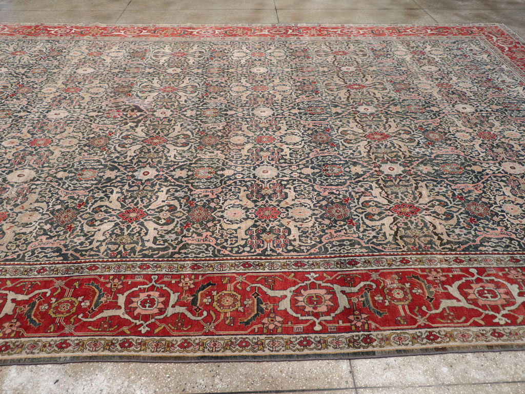 Antique Persian Bidjar Oversize Carpet, No.30830 - Galerie Shabab
