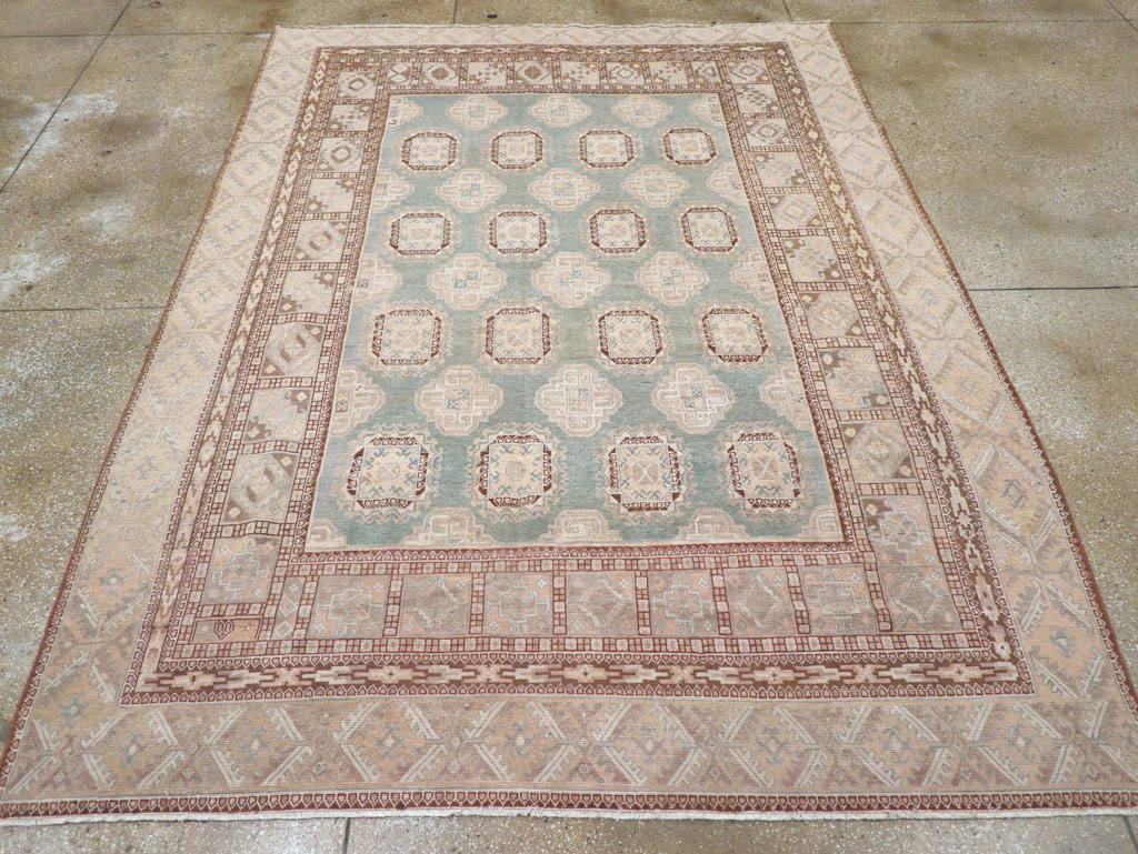Antique East Turkestan Khotan Small Room Size Carpet, No.30856 - Galerie Shabab
