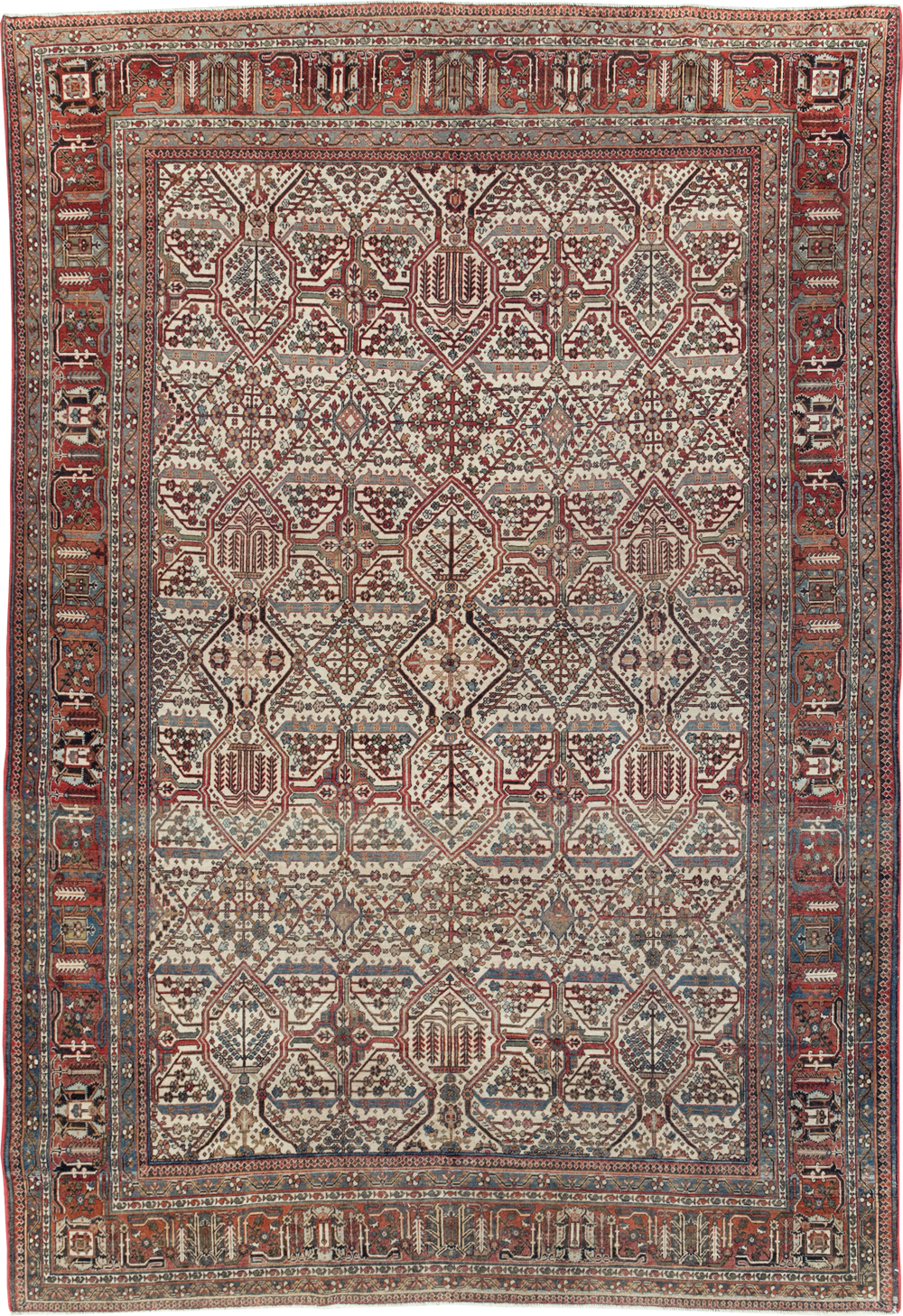 Vintage Persian Joshegan Carpet, No.30898 - Galerie Shabab