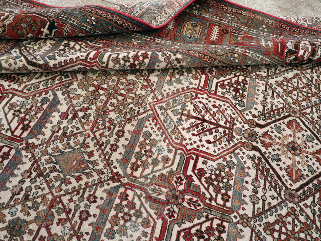 Vintage Persian Joshegan Carpet, No.30898 - Galerie Shabab