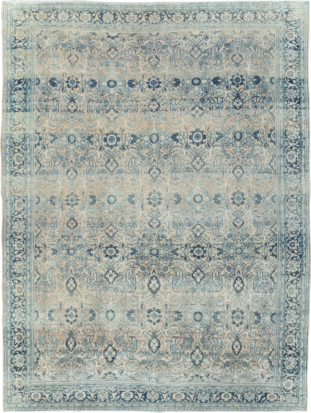Vintage Persian Bidjar Room Size Carpet, No.30905 - Galerie Shabab