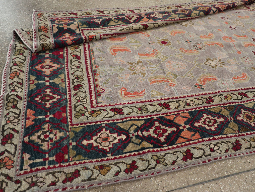 Antique Caucasian Karabagh Wide Gallery Runner, No.30954 - Galerie Shabab