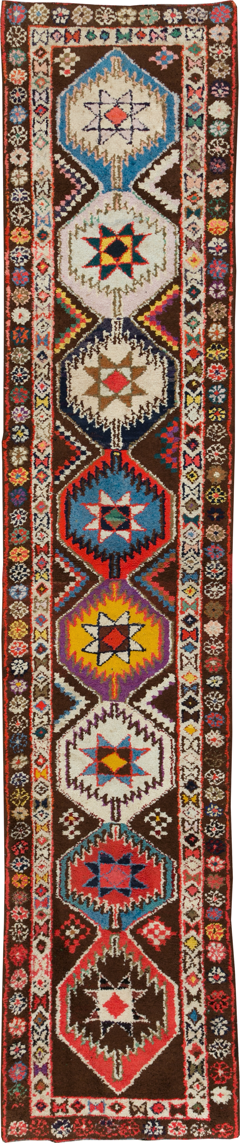 Vintage Turkish Anatolian Tribal Runner, No.31006 - Galerie Shabab