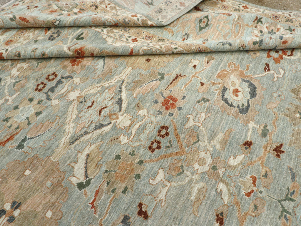 Modern Persian Sultanabad Room Size Carpet, No.31014 - Galerie Shabab