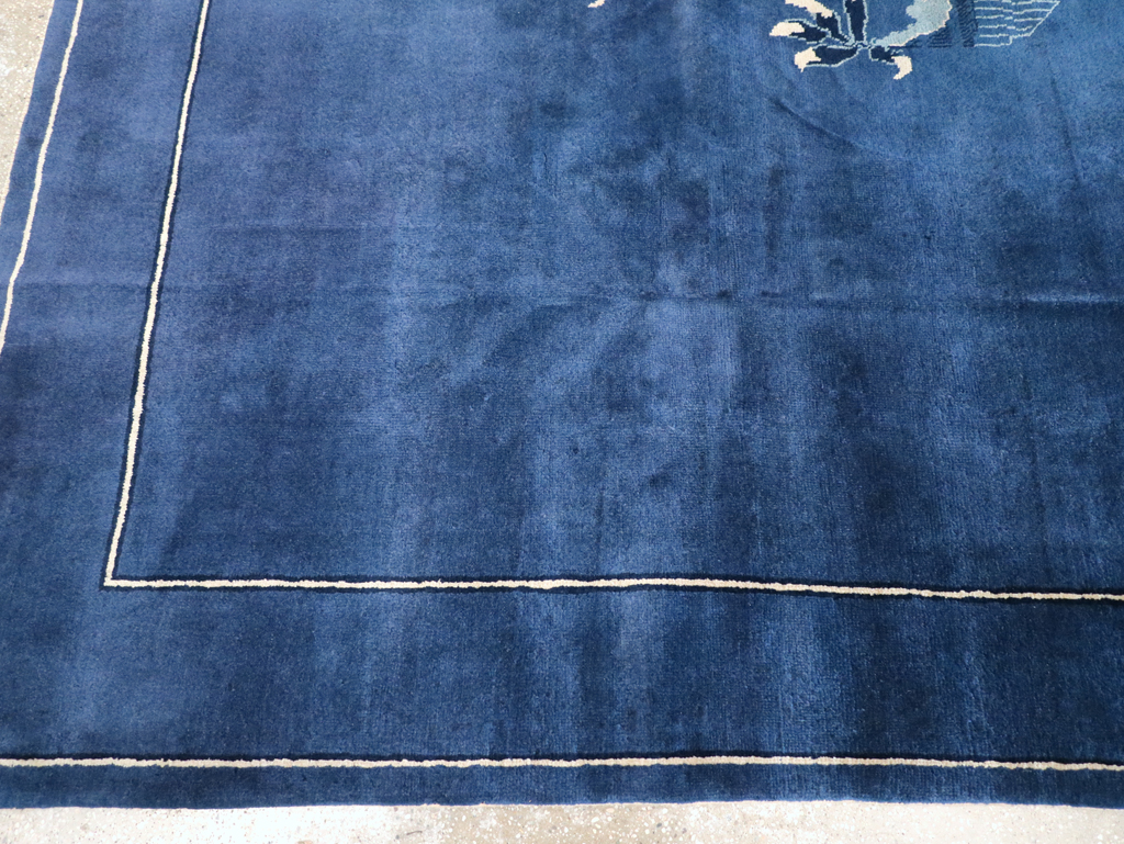 Vintage Chinese Peking Small Room Size Carpet, No.31018 - Galerie Shabab