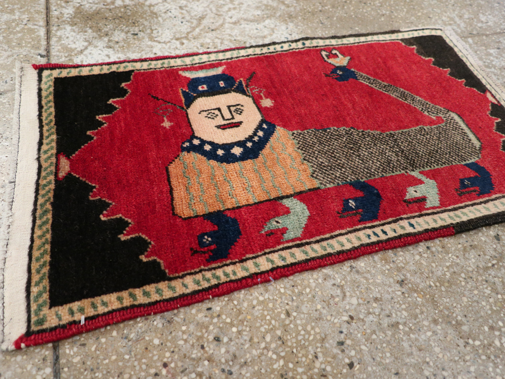 Vintage Anatolian Pictorial Rug, No.31026 - Galerie Shabab