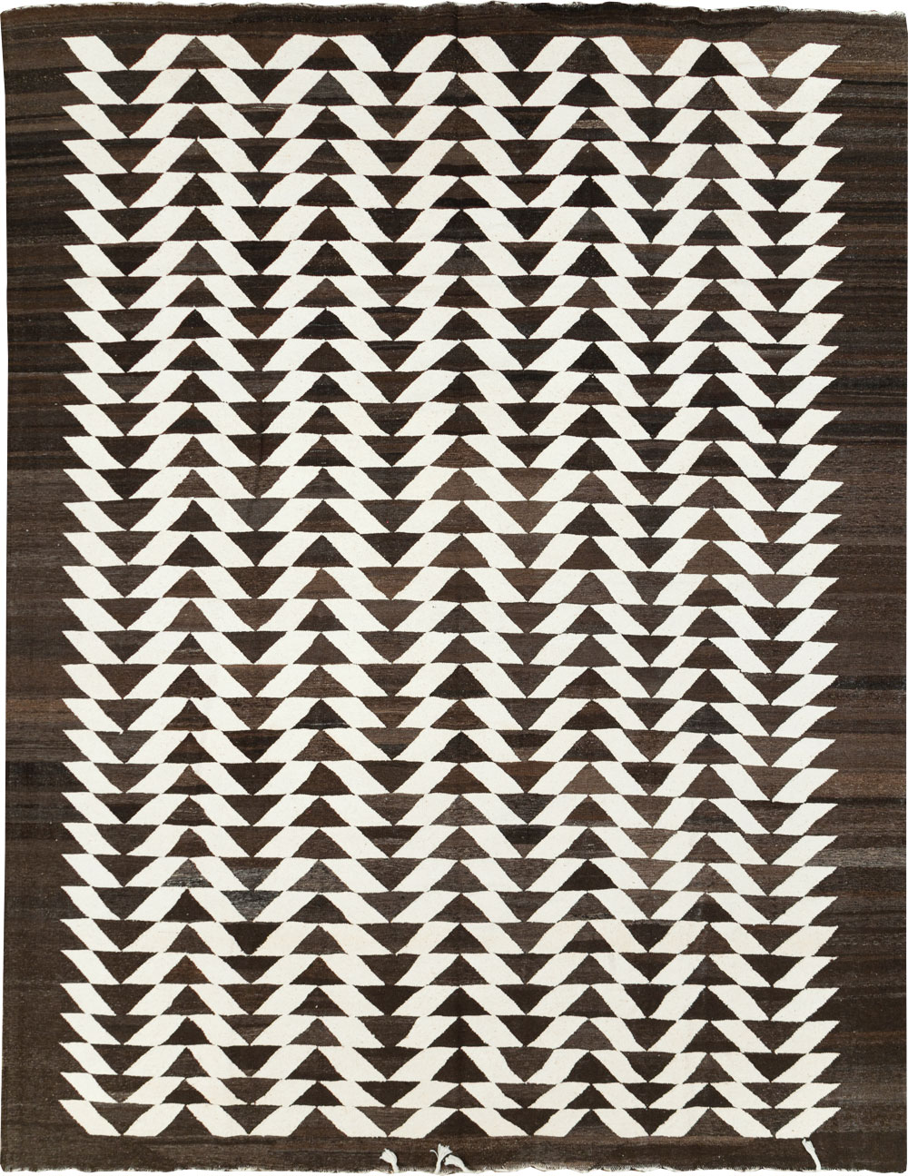 Contemporary Turkish Flatweave Kilim Room Size Carpet, No.31045 - Galerie Shabab