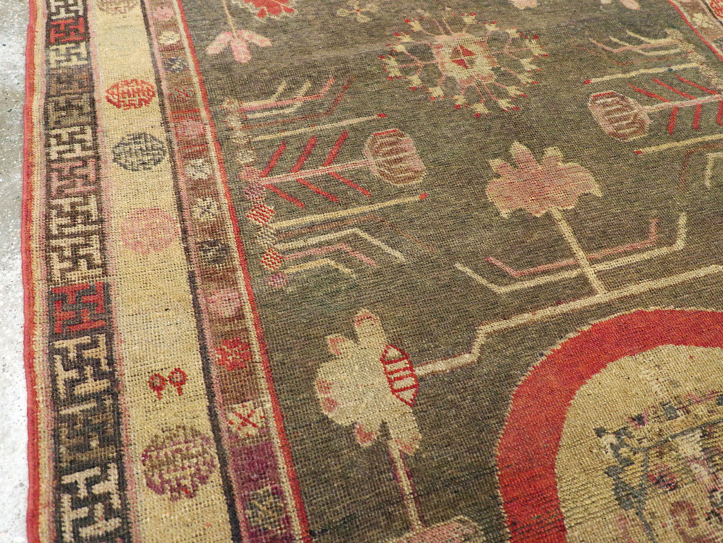 Antique East Turkestan Khotan Gallery Rug, No.31051 - Galerie Shabab