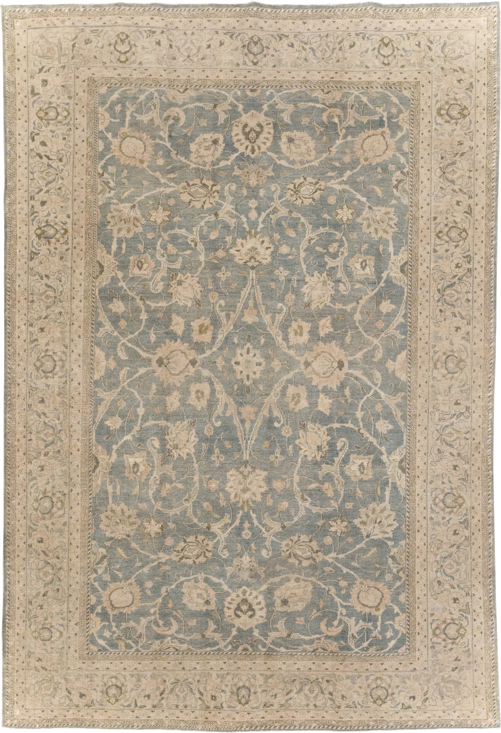 Vintage Persian Mahal Accent Carpet, No.31101 - Galerie Shabab