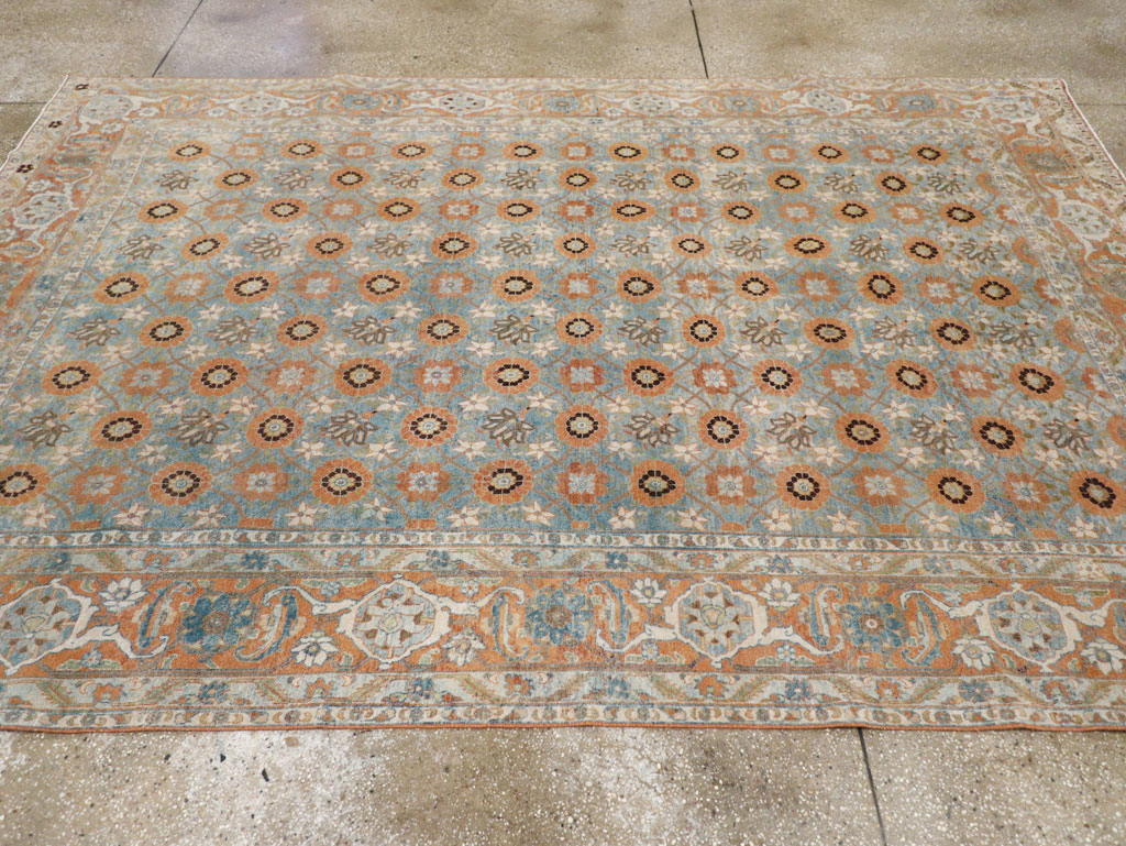 Antique Persian Veramin Small Room Size Rug, No.31102 - Galerie Shabab