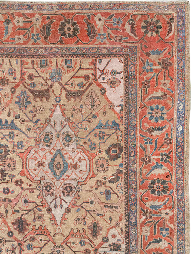 Antique Persian Sultanabad Oversize Carpet, No.31109 - Galerie Shabab