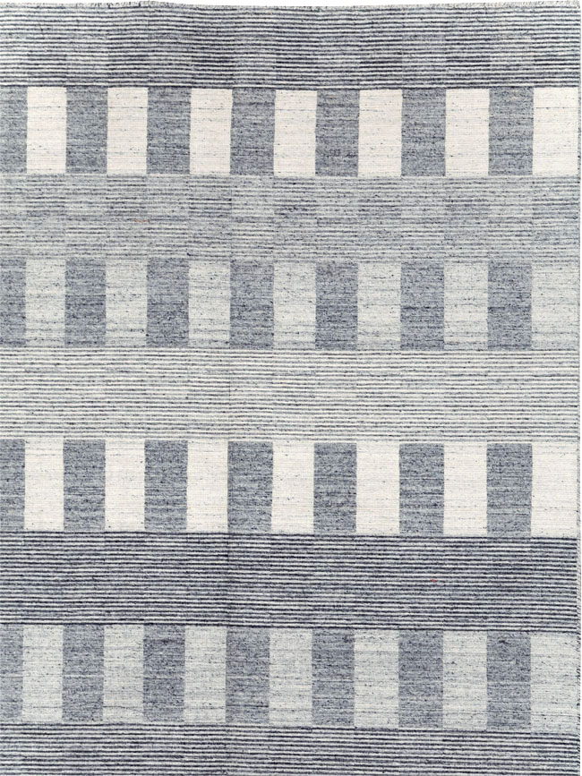 Contemporary Turkish Flatweave Room Size Carpet, No.31123 - Galerie Shabab