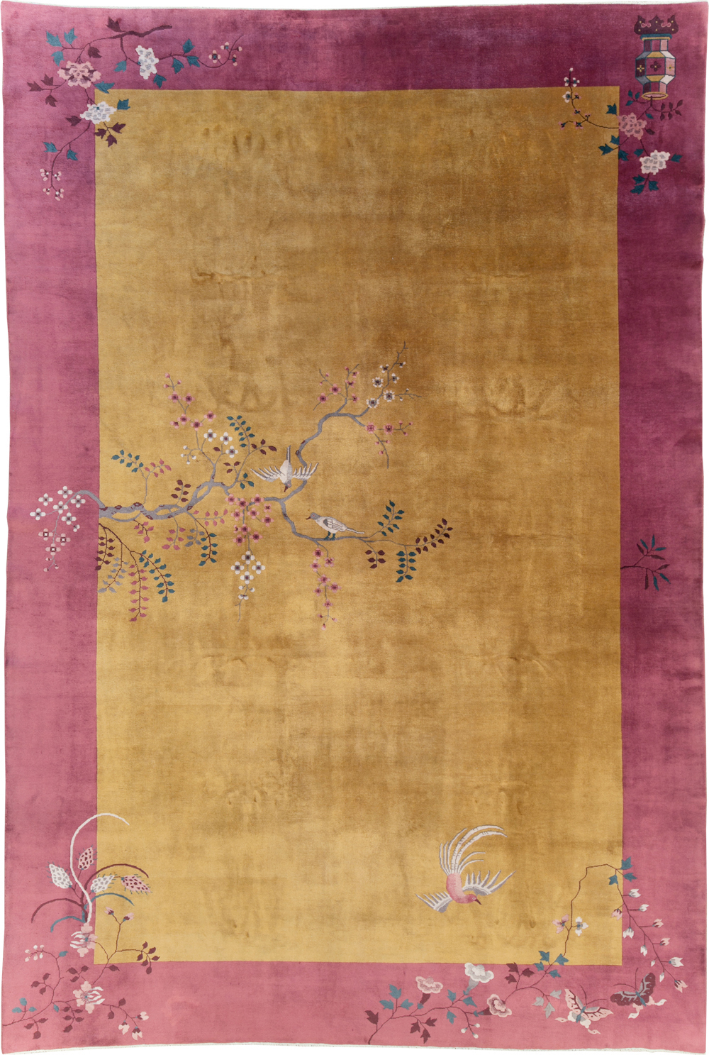 Vintage Chinese Art Deco Room Size Carpet, No.31134 - Galerie Shabab