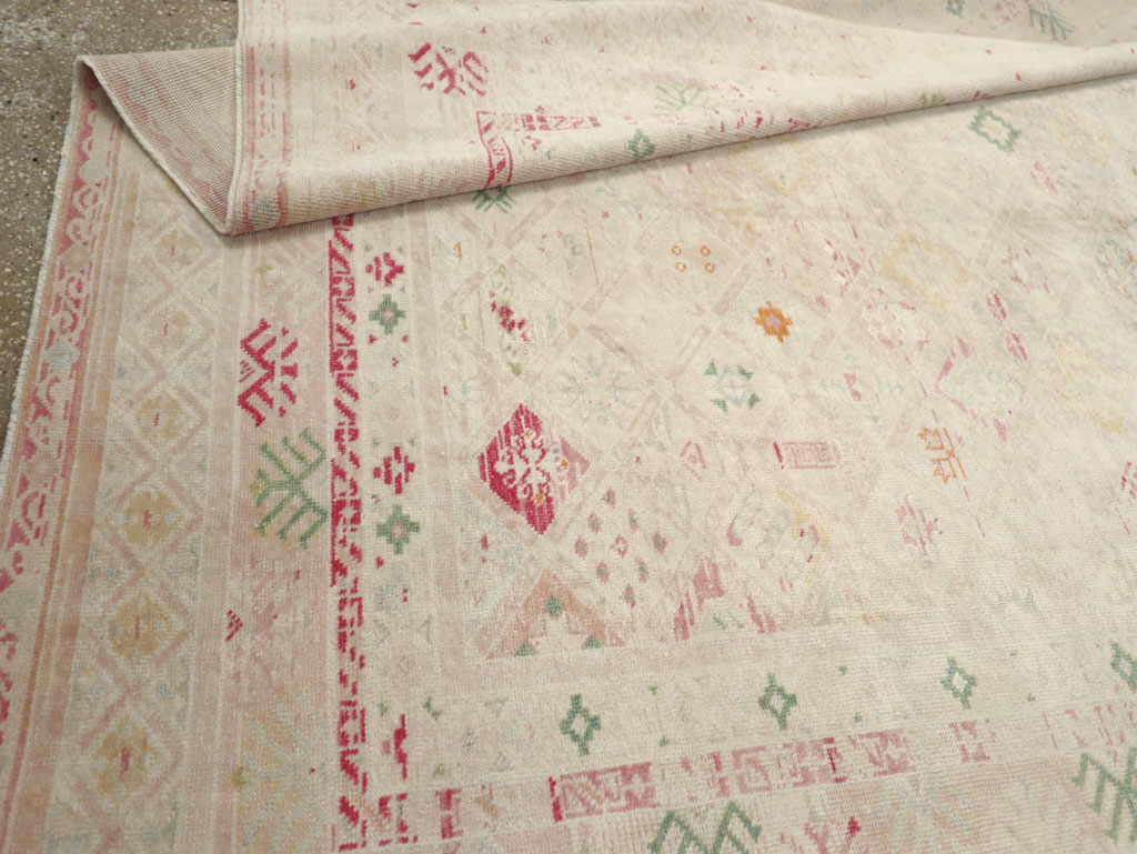 Vintage Turkish Anatolian Accent Carpet, No.31140 - Galerie Shabab