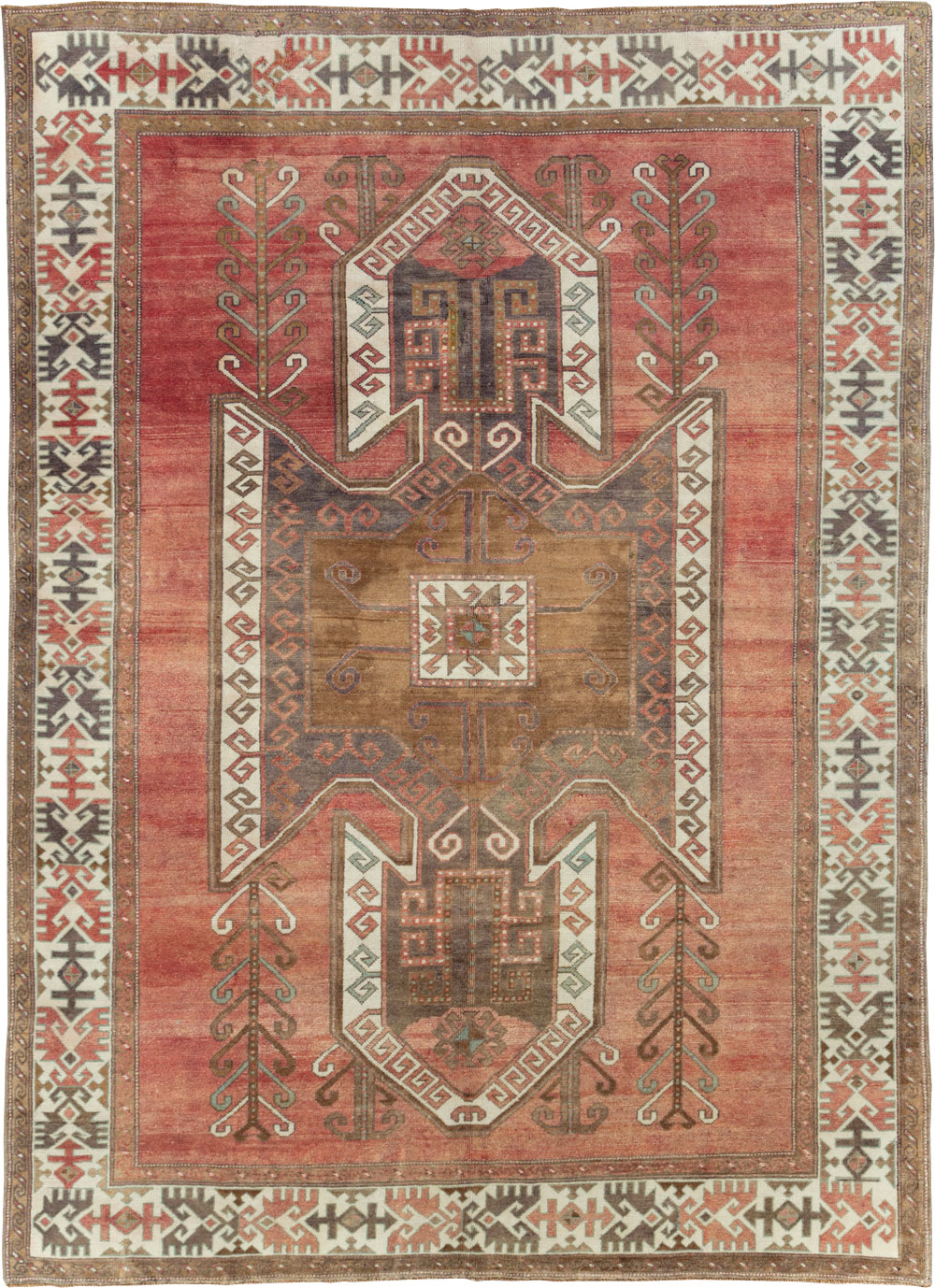 Vintage Turkish Anatolian Small Room Size Carpet, No.31168 - Galerie Shabab