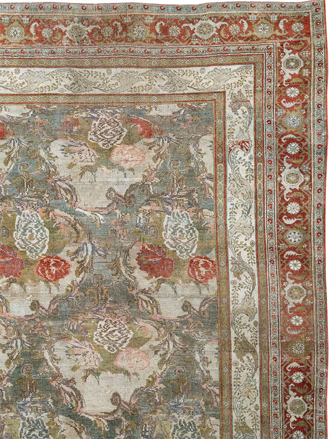 Antique Persian Bidjar Large Carpet, No.31178 - Galerie Shabab