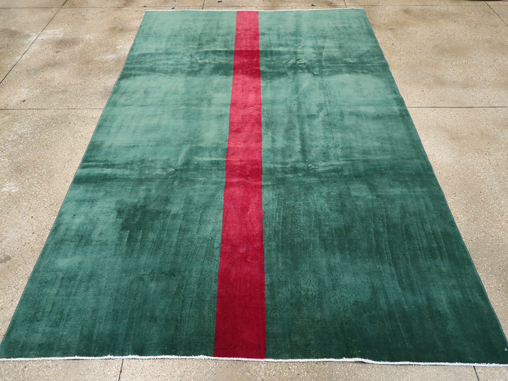 Vintage Anatolian Deco Style Carpet, No.31188 - Galerie Shabab