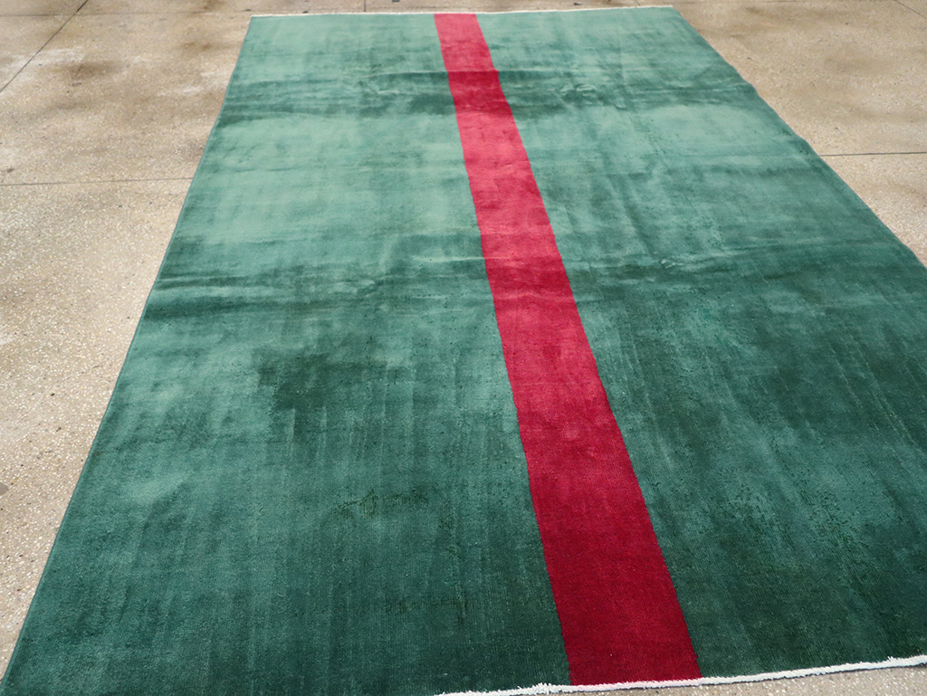 Vintage Anatolian Deco Style Carpet, No.31188 - Galerie Shabab