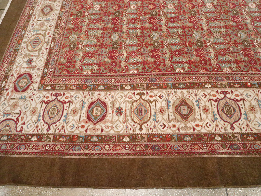 Vintage Persian Malayer Large Carpet, No.31194 - Galerie Shabab