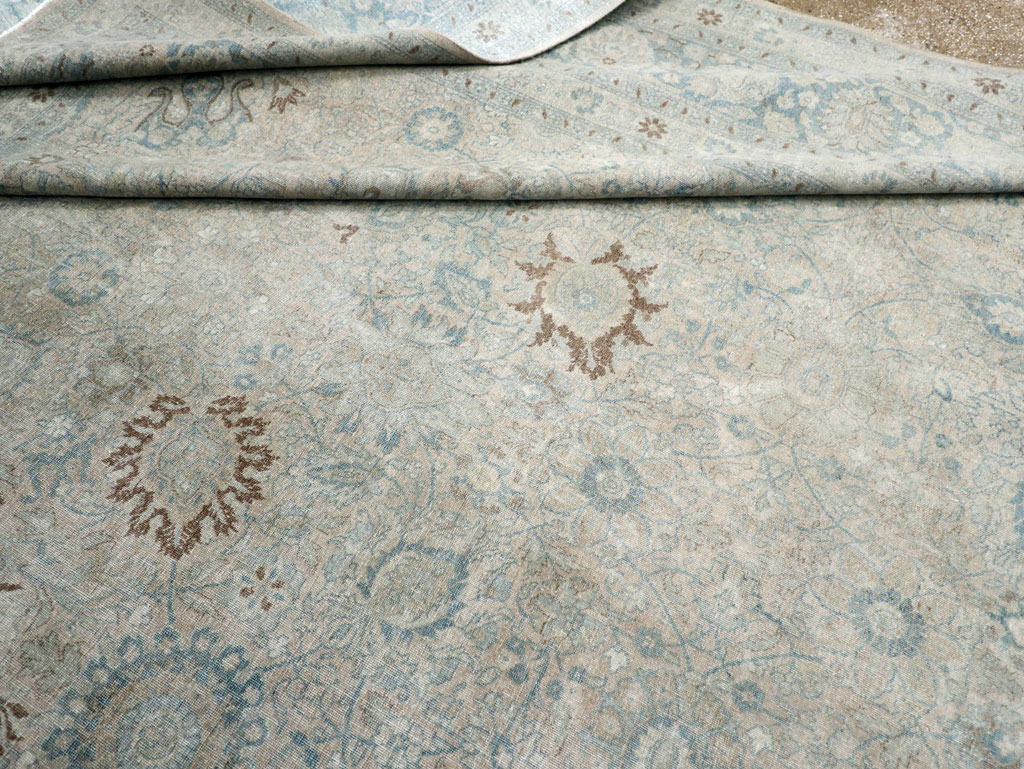 Antique Persian Tabriz Room Size Carpet, No.31210 - Galerie Shabab