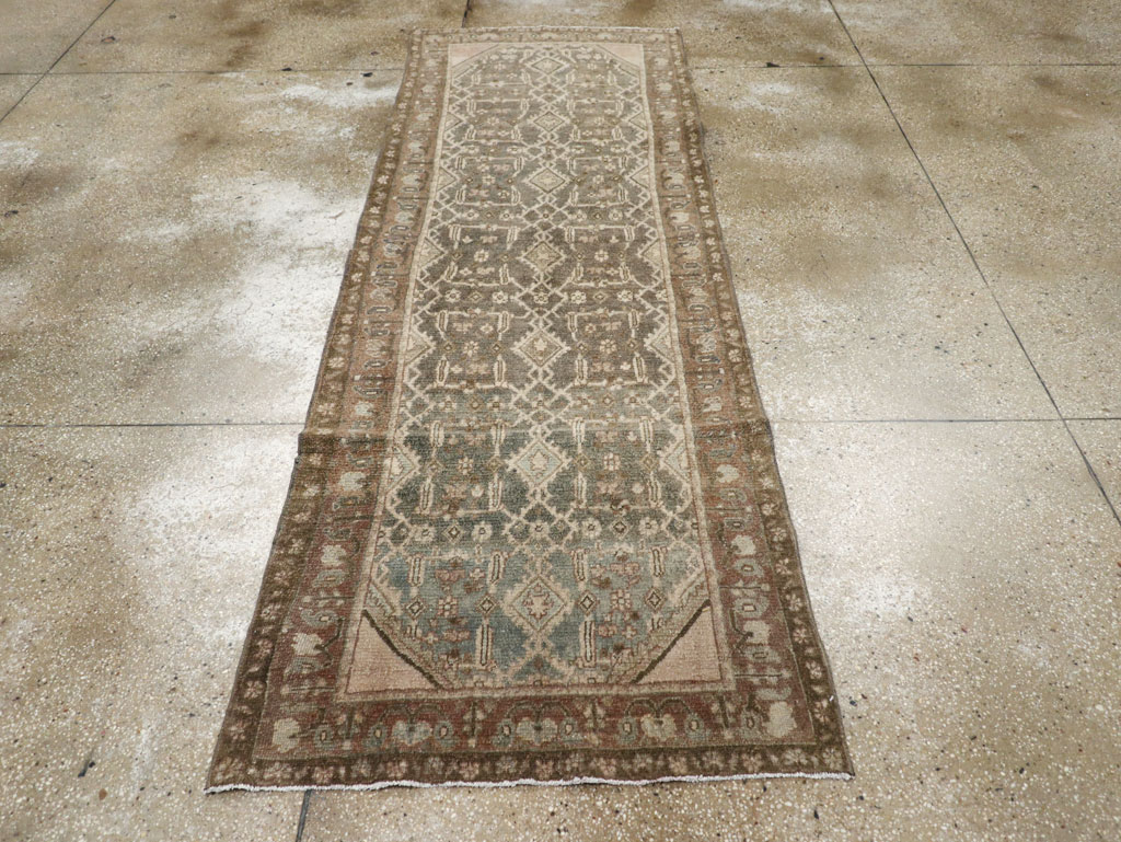 Vintage Persian Malayer Runner, No.31233 - Galerie Shabab