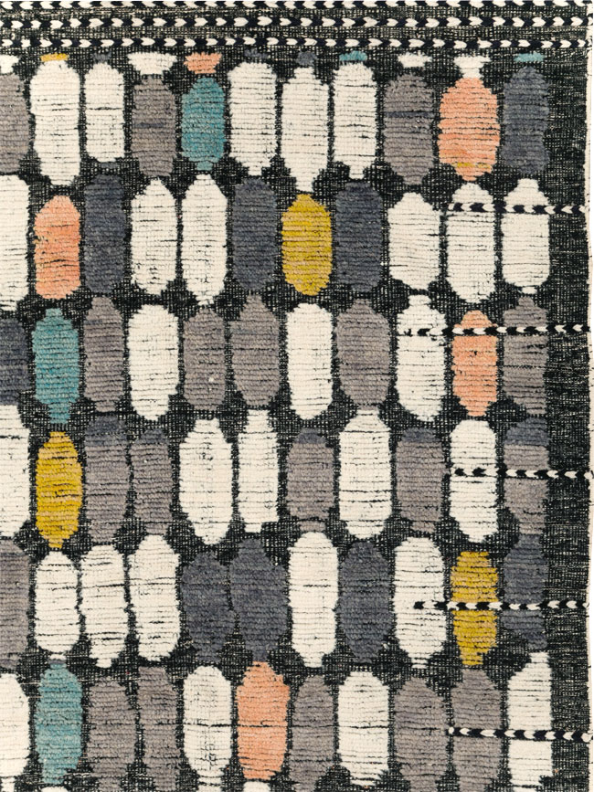 Modern Turkish Flatweave Kilim Large Room Size Carpet, No.31244 - Galerie Shabab