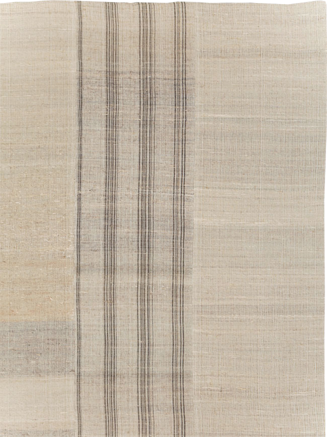 Vintage Turkish Flatweave Kilim Room Size Carpet, No.31290 - Galerie Shabab