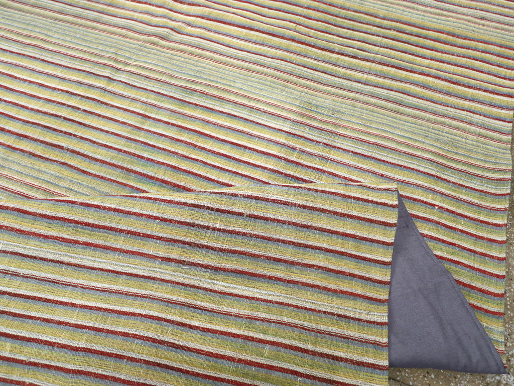 Vintage Turkish Flatweave Kilim Room Size Carpet, No.31309 - Galerie Shabab