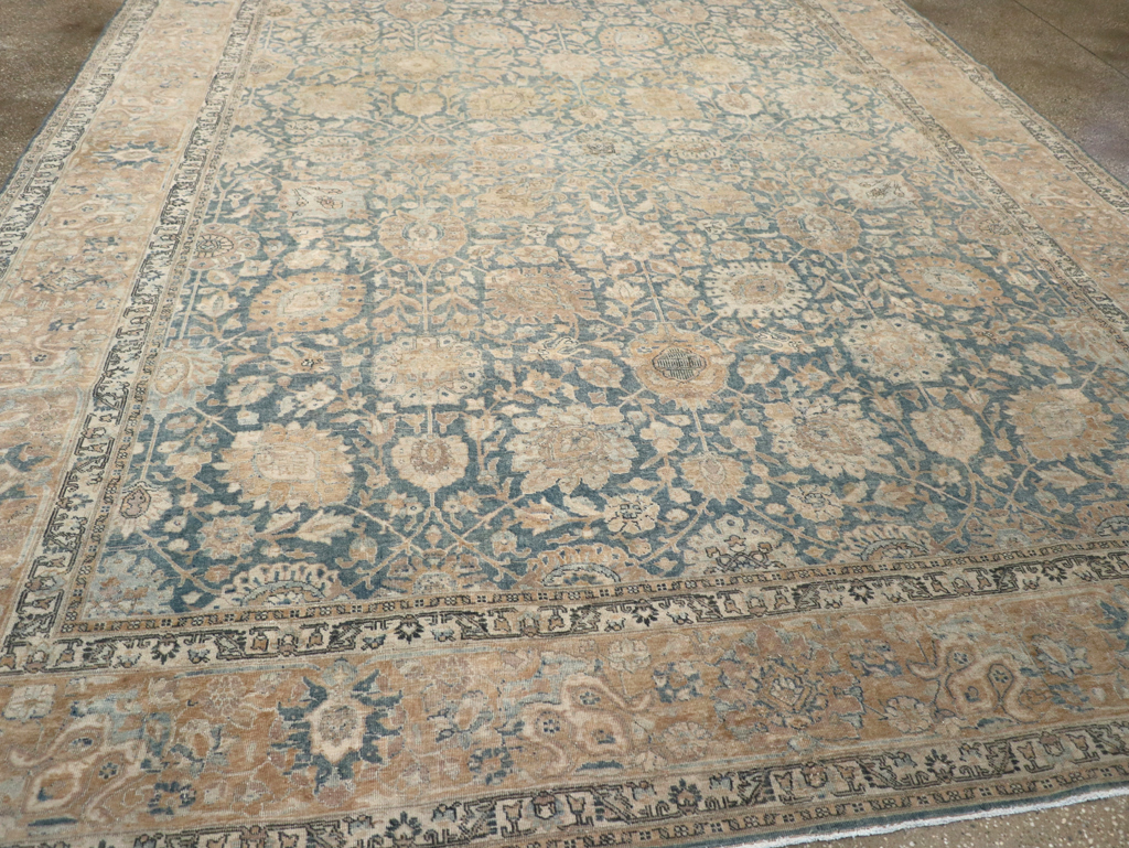 Antique Persian Tabriz Room Size Carpet, No.31374 - Galerie Shabab