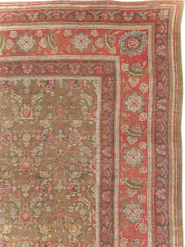 Antique Turkish Herekeh Large Carpet, No.31379 - Galerie Shabab