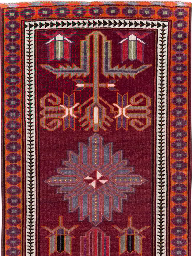 Vintage Turkish Anatolian Tribal Runner (Pair: 1 of 2), No.31421 - Galerie Shabab
