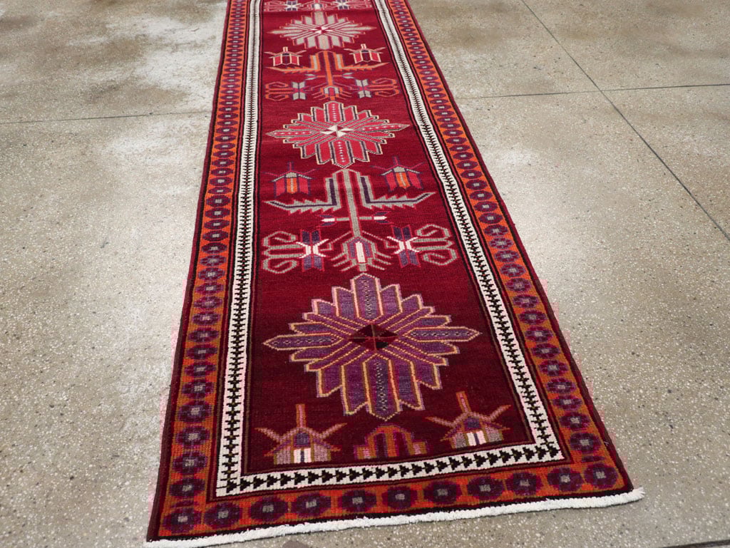 Vintage Turkish Anatolian Tribal Runner (Pair: 1 of 2), No.31421 - Galerie Shabab
