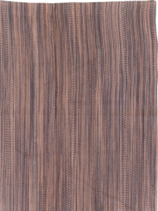 Modern Turkish Flatweave Room Size Carpet, No.31434 - Galerie Shabab