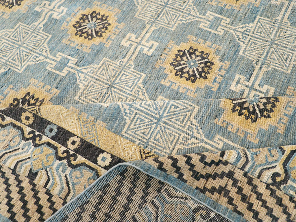 Modern East Turkestan Khotan Room Size Carpet, No.31461 - Galerie Shabab