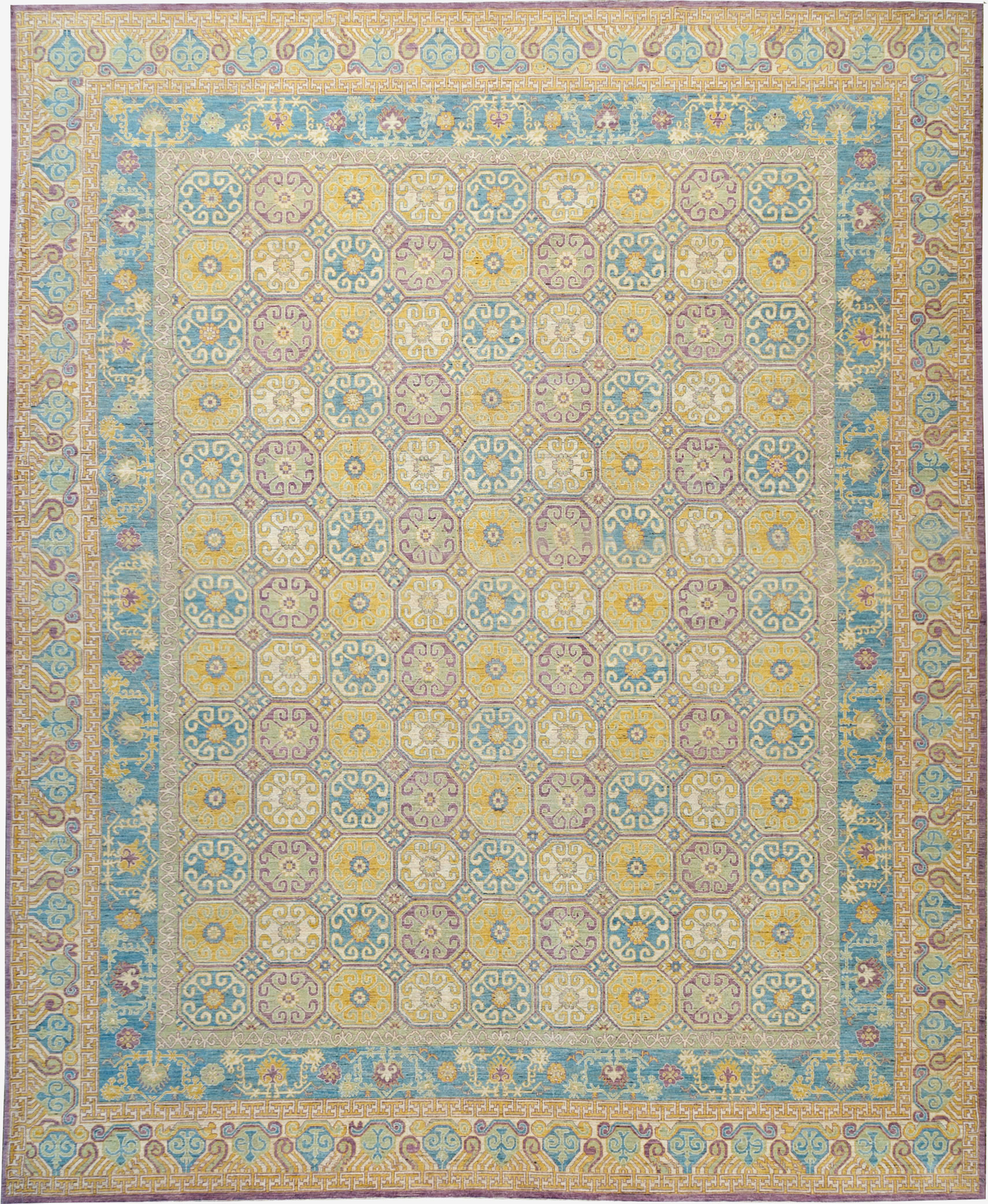 Modern East Turkestan Khotan Oversize Carpet, No.31463 - Galerie Shabab