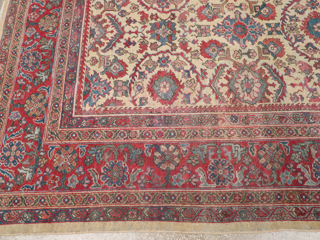 Antique Persian Mahal Carpet, No.31576 - Galerie Shabab